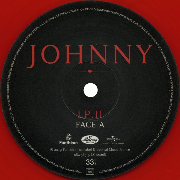 Coffret Double LP  - 25 Cm - CD Johnny Universal 080 8690
