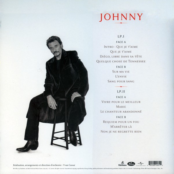 Coffret Double LP   -25 Cm - CD Johnny Universal 080 8690