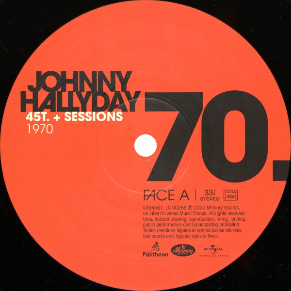 Coffret 3  LP  4  CD 1 DVD Johnny Hallyday 70 Universal 539 4559