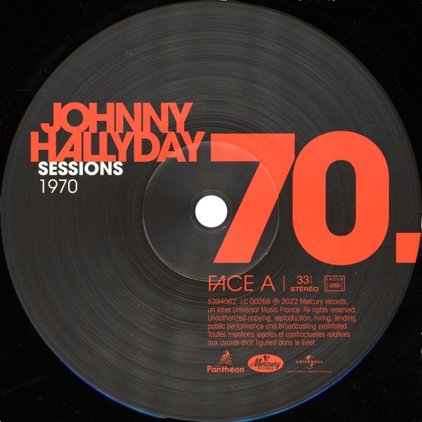 Coffret 3  LP  4  CD 1 DVD Johnny Hallyday 70 Universal 539 4559