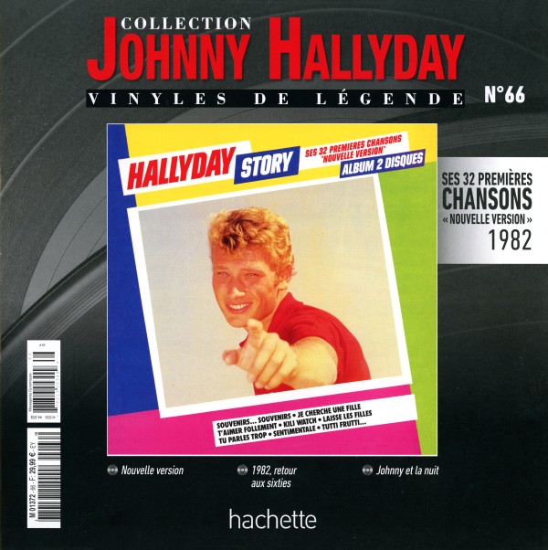 LP Hallyday story Ses 32 premières chansons nouvelle version Hachette M 0 1372 - 66 -F