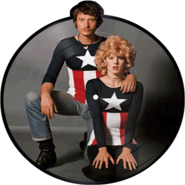 LP Picture disc découpé Johnny & Sylvie Culture Factory 3700477837327 
