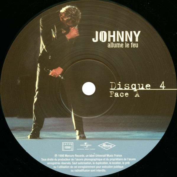 LP Johnny allume le feu Hachette M 0 1372 - 73 - F