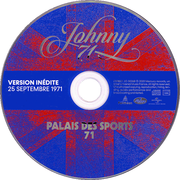 Livre-disque Johnny 71  Universal 539 8795