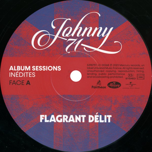 Livre-disque Johnny 71  Universal 539 8795