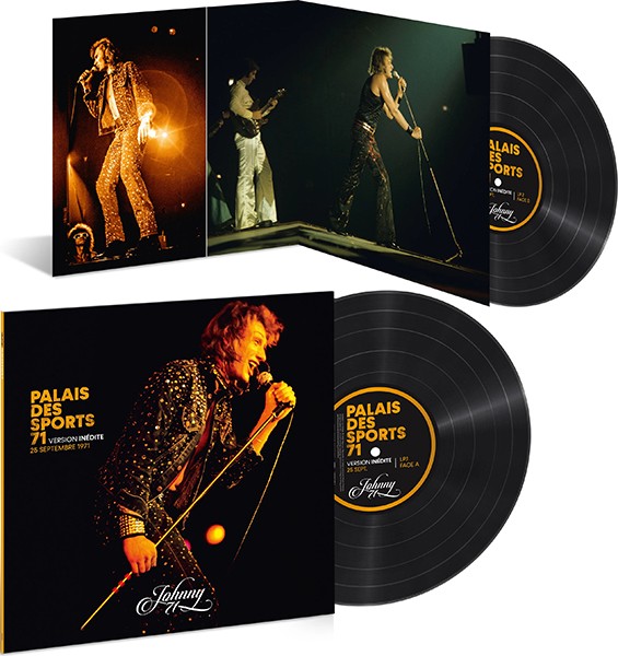 Double LP Johnny 71 Palais des Sports 71 Universal 539 9808