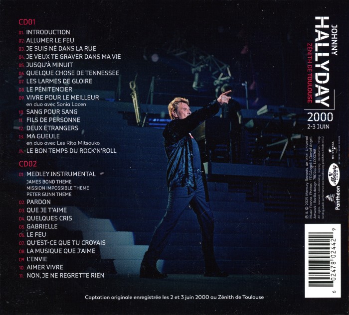 2025-05-23 CD Znith de Toulouse 2000 2-3 juin Universal 7802 442