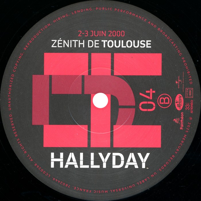 LP Zenith de Toulouse 2000 2-3 juin Universal 7802 445