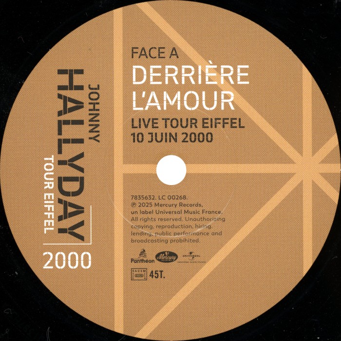 SP Derrere l'amour Universal 7835 632