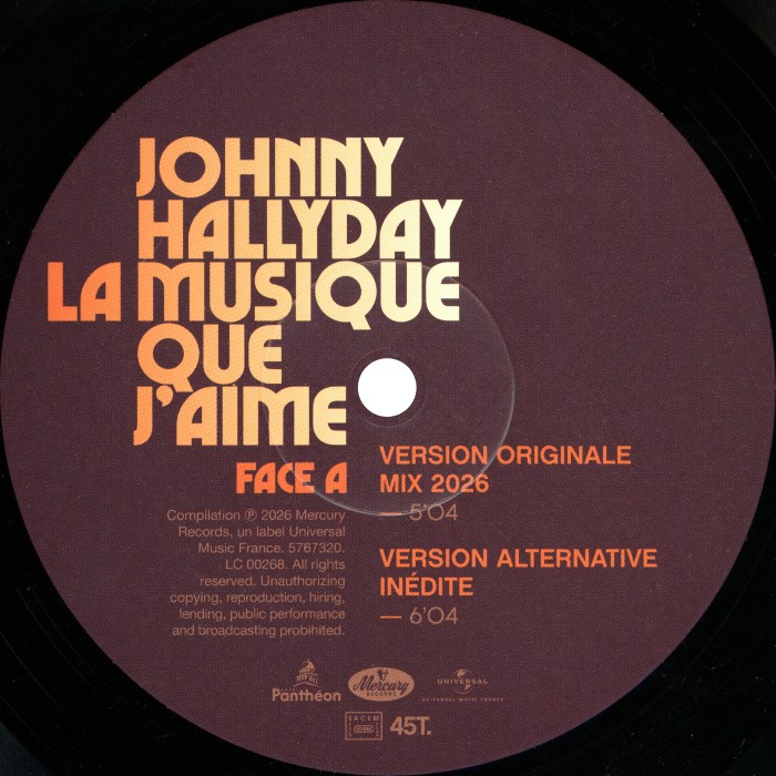 SP La musique que j'aime Universal 5767320