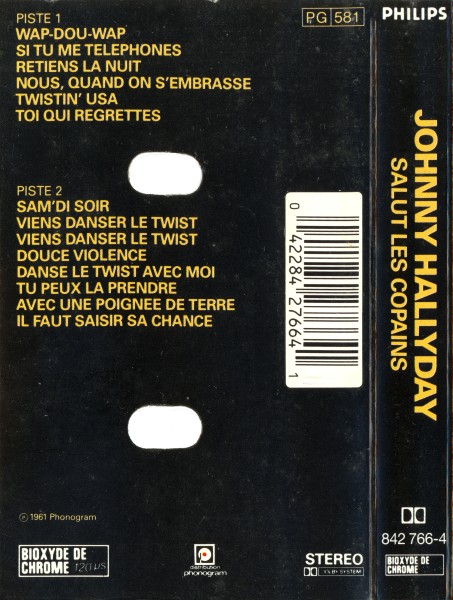 Cassette Salut les copains! Philips 842766-4