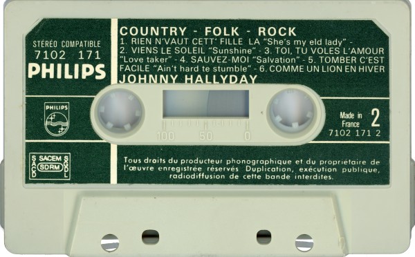 Cassette Country - Folk - Rock Philips 7102 171