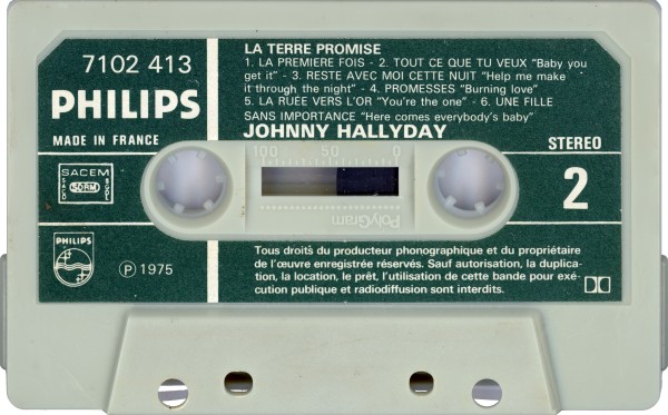 Cassette La terre promise Philips 7102 413