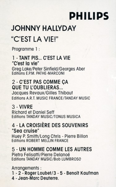 Cassette C'est la vie Philips 7102 635