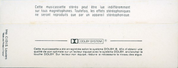 Cassette C'est la vie Philips 7102 635