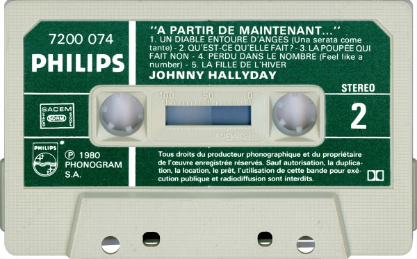 Cassette A partir de maintenant Philips 7200 074