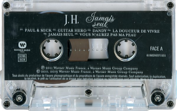 Cassette Jamais seul Warner 019029537 1531