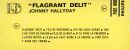 Cassette Flagrant dlit Philips 710 209 8