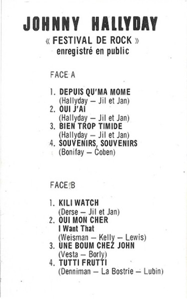 Cassette Festival de rock Vogue BVOC48