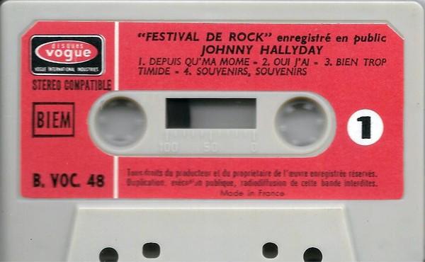 Cassette Festival de rock Vogue BVOC48
