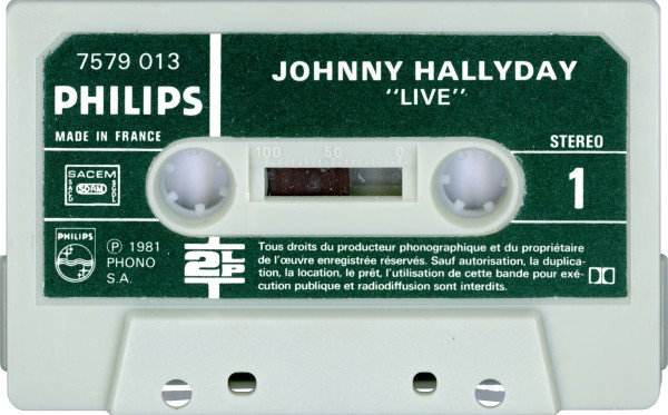 Cassette Johnny Live Philips 7579 013