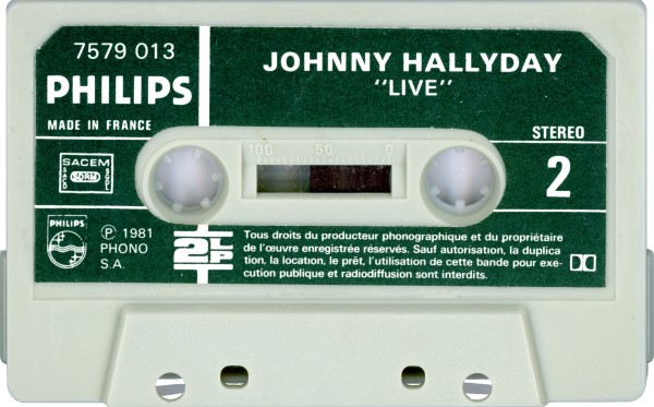 Cassette Johnny Live Philips 7579 013