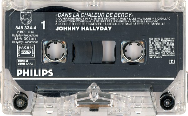 Cassette Dans la chaleur de Bercy Philips 848 334-4