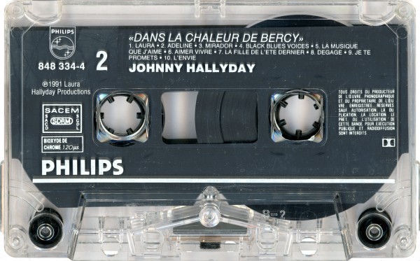 Cassette Dans la chaleur de Bercy Philips 848 334-4