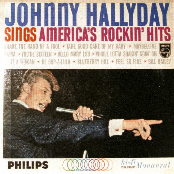 LP Philips PHM-200-019 Johnny Hallyday Sings America's rockin' hits