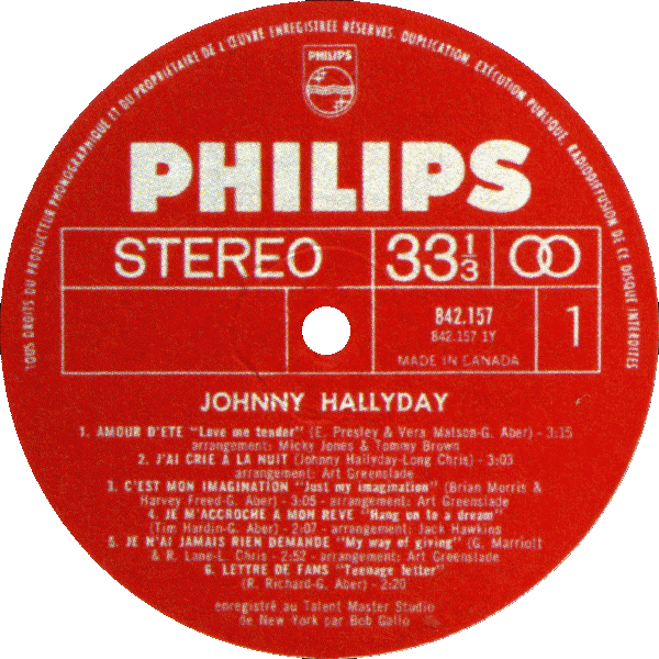 LP Philips 70 434 Johnny 67