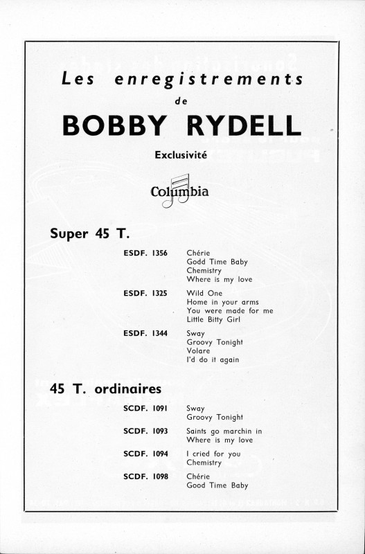 Festival Rock 'n' Roll 24 février 1961